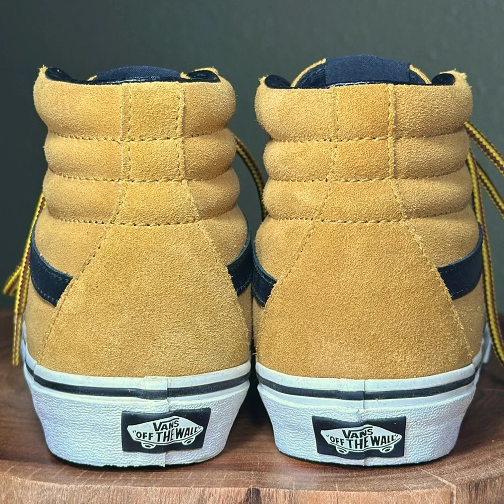 VANS Suede Sk8-Hi Skate Shoe - Wheat / Black - Picture 5 of 16